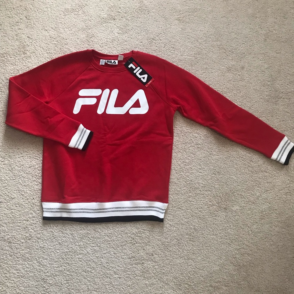Fila Bright Red Sweatshirt Sweater